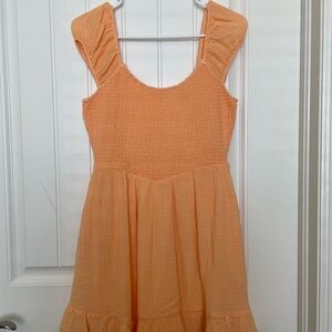 American Eagle Outfitters Orange Mini Dress